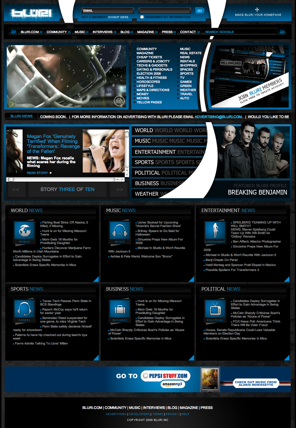 BLURi - Music News, World News, Entertainment News, Sports News, Business News, Political News